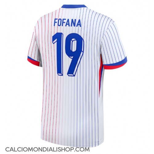 Maglie da calcio Francia Youssouf Fofana #19 Seconda Maglia Europei 2024 Manica Corta